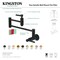Kingston Brass KS810DKLAC Concord Wall Mount Pot Filler Kitchen Faucet, Antique Copper KS810DKLAC - alternate 2